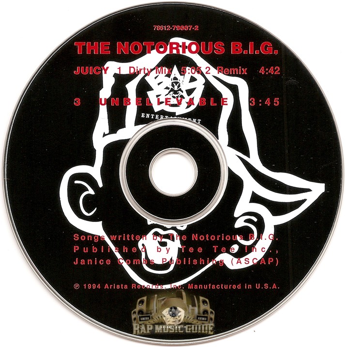 Notorious B.I.G. - Juicy: Single. CD | Rap Music Guide